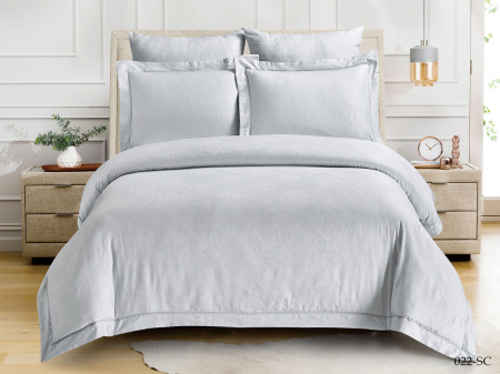 Постельное белье жаккард Cleo Soft Cotton двуспальный 21/022-SC