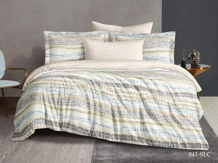 Комплект постельного белья Cleo сатин набивной "Satin lux" полуторный арт. 15/041-SL
