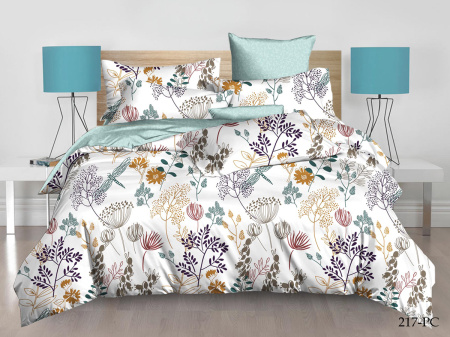Постельное белье Cleo Поплин "Pure Cotton" полуторный, 15/217-PC