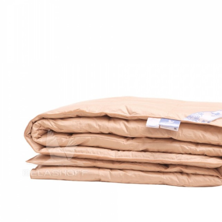 Элитное одеяло из серого гусиного пуха "Соната" Белашофф бронза 1,5 сп. (140х205) кассетное арт. ОПС 1-1