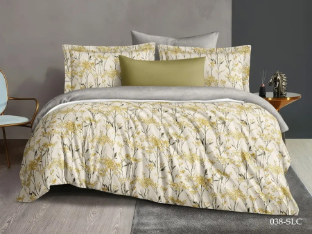 Комплект постельного белья Cleo сатин набивной "Satin Lux" евро, 31/038-SL
