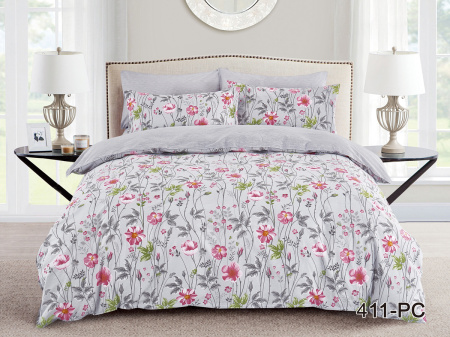 Постельное белье Cleo Поплин "Pure Cotton" евро, 31/411-PC