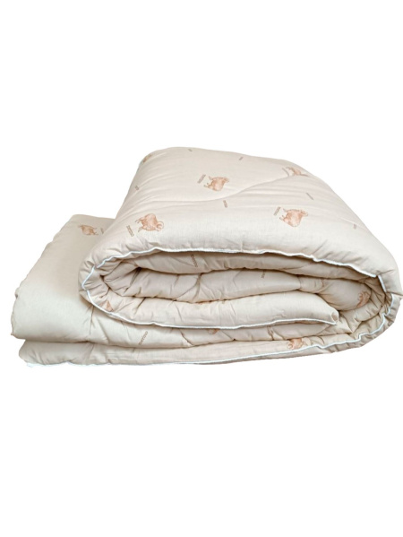 Овечье одеяло "Престиж" сверхтеплое "Бэлио" 2-х сп. (172х205) (400 гр/м2)