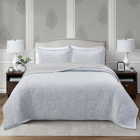 Бархатистое стеганое велюровое покрывало "Сонная Соня" Velvet 230*250 (нав. 2*50*70), PVV2325-101 Бархатистое стеганое велюровое покрывало "Сонная Соня" Velvet 230*250 (нав. 2*50*70), PVV2325-101