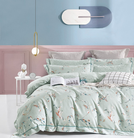 Постельное белье "Famille" RS-321 из сатина Евро