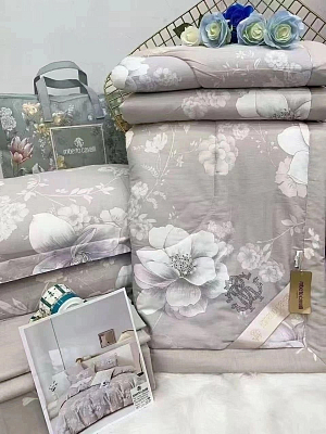 Постельное белье Santfair Roberto Cavalli с одеялом сатин 1,5-сп (нав.50х70-2), Санта