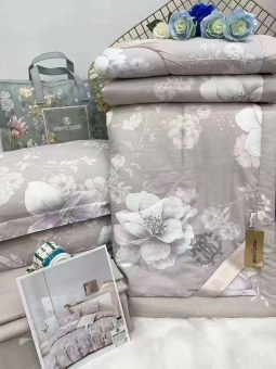 Постельное белье Santfair Roberto Cavalli с одеялом сатин 1,5-сп (нав.50х70-2), Санта