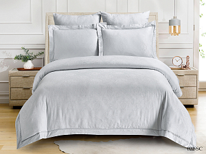 Постельное белье жаккард Cleo Soft Cotton двуспальный 21/022-SC