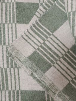 Байковое одеяло 1,5 сп. (140х205) цветная клетка