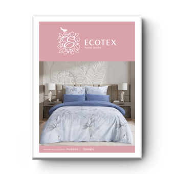 Комплект сатинового белья 1,5-сп "Гранден" "Harmonica" КГ1