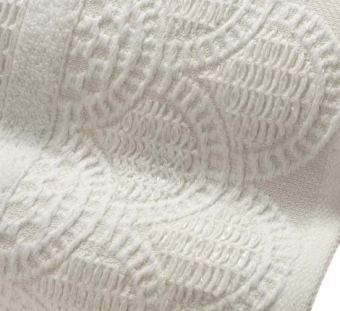 Полотенце Karacan махра жаккард 50х90 Ahenk, 616104 Белый