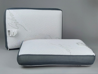Подушка с эффектом памяти Сильвер ПЬЮР 58х38х9 "СН-Текстиль" Орто-Pure-Silver
