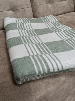 Байковое одеяло 1,5 сп. (140х205) цветная клетка