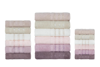 Полотенце Karacan махра жаккард 50х90 Tierra, 616124 Бежевый