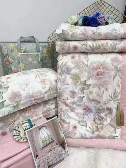 Постельное белье Santfair Roberto Cavalli с одеялом сатин 1,5-сп (нав.50х70-2), Луиза