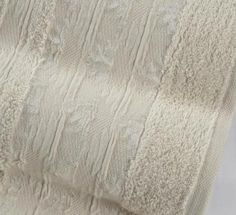 Полотенце Karacan махра жаккард 50х90 Tierra, 616124 Бежевый