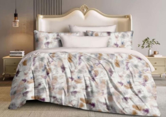 Постельное белье Перкаль Cleo Pure Cotton Digital двуспальный, 20/004-PRC/MP