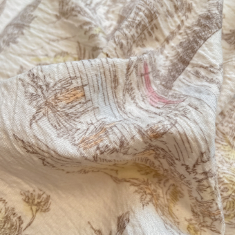 Комплект белья Soft Relief креп-жатка Евро пр/рез 180х200х25 (нав. 50х70 2шт.) KSR-ER-08 Бежевый лес