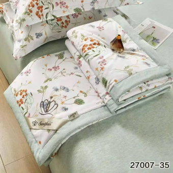 Постельное белье Santfair Roberto Cavalli сатин с одеялом Дуэт (нав.50х70-2), 27007-35