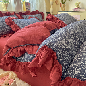 Комплект белья Soft Relief креп-жатка 1,5-сп (нав. 50х70 2шт.) KSR-15-05 Кантри-контраст