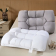 Подушка Sofihome шелк-микрогель 50х70 буфы, PSM5070-01 Серый Подушка Sofihome шелк-микрогель 50х70 буфы, PSM5070-01 Серый