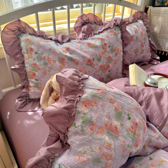 Комплект белья Soft Relief креп-жатка Евро пр/рез 180х200х25 (нав. 50х70 2шт.) KSR-ER-11 Мадам Анко