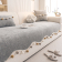 Покрывало на диван с противоскользящим эффектом Nordic 90х210, PN-90-210-03 Серый Покрывало на диван с противоскользящим эффектом Nordic 90х210, PN-90-210-03 Серый