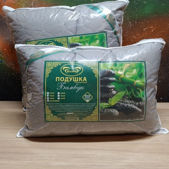 Подушка бамбуковая Бэлио Бамбук Аир Серый 50х70