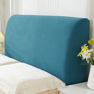 Эластичный трикотажный чехол для изголовья FeiKai 150, CFK15-103 Бирюзовый (походит на изголовье 1,4-1,6 м.)