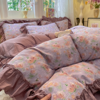 Комплект белья Soft Relief креп-жатка Евро пр/рез 180х200х25 (нав. 50х70 2шт.) KSR-ER-11 Мадам Анко