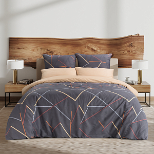 Комплект сатинового белья 1,5-сп "Брио" "Harmonica" КГ1