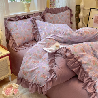Комплект белья Soft Relief креп-жатка Евро пр/рез 180х200х25 (нав. 50х70 2шт.) KSR-ER-11 Мадам Анко