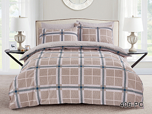 Постельное белье Cleo Поплин "Pure Cotton" полуторный, 15/406-PC