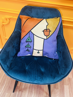 Чехол декоративный (наволочка) 45х45 с вышивкой Art A4545-28