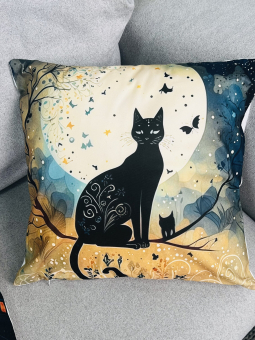Чехол декоративный (наволочка) 45х45 Cat, С4545-6