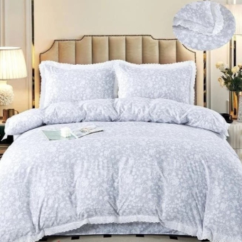 Постельное белье Cood Fashion муслин с кружевом Евро (нав. 50х70х2), GFE-W5448